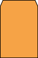 角1封筒Kオレンジ